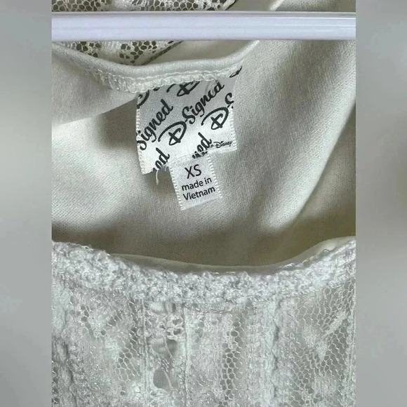 Vintage Disney ivory eyelet girls dress XS - Picture 11 of 11